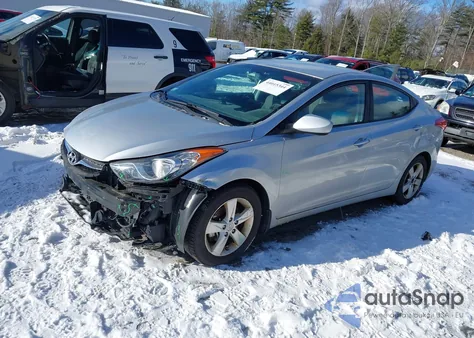 2013 Hyundai Elantra Gls from USA, damaged, VIN 5NPDH4AE0DH287487
